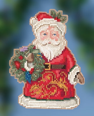 Mill Hill Jim Shore Winter Wishes Santa Cross Stitch Kit JS202014