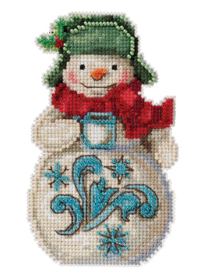 Mill Hill Jim Shore Snowman with Cocoa Cross Stitch JS202114