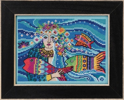 Mill Hill Laurel Burch Ocean Goddess Cross Stitch Kit LB30-2111