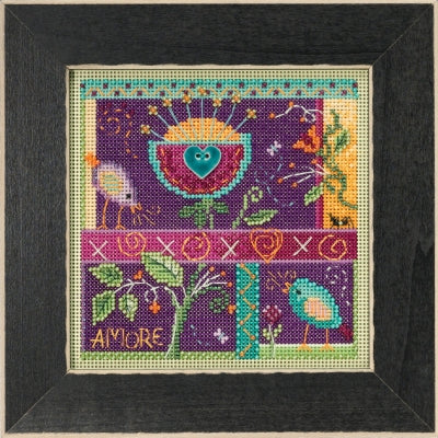 Mill Hill That's Amore Cross Stitch Kit Buttons & Beads Spring MH14-1814