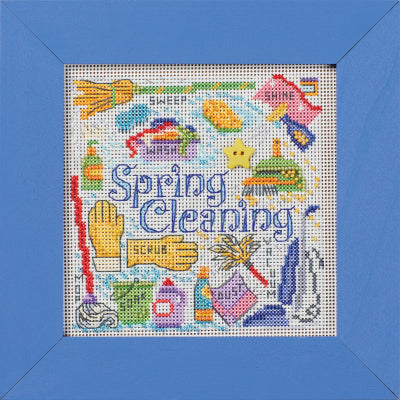 Mill Hill Spring Cleaning Cross Stitch Kit Buttons & Beads MH142416