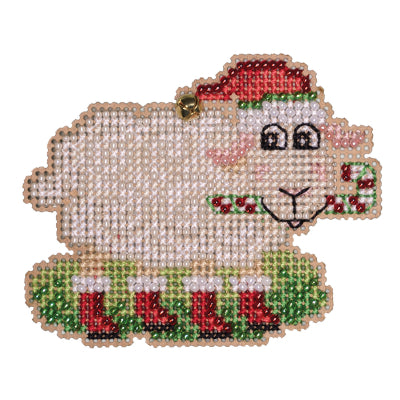 Mill Hill Winter Holiday Collection - Sweet Sheep Cross Stitch Kit MH182331
