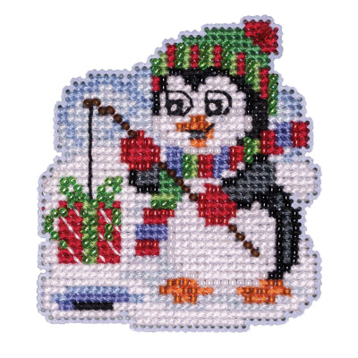 Mill Hill Winter Holiday Collection - Fishing Penguin MH18-2336