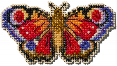 Mill Hill Peacock Butterfly Cross Stitch Magnet Kit MH18-2512