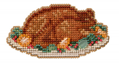 Mill Hill Turkey Platter Cross Stitch Kit MH182523