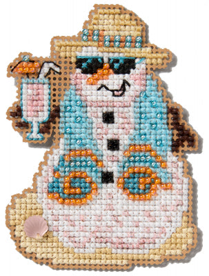 Mill Hill Winter Holiday Collection - Snowman Vacation MH18-2536