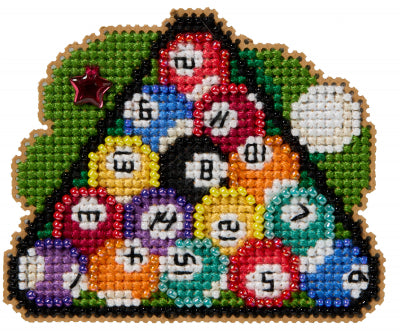 Mill Hill Pool Balls Cross Stitch Kit MH182613