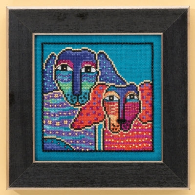 Mill Hill Laurel Burch Ol' Blue and Red Cross Stitch Kit LB30-1611