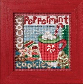 Mill Hill Santa's Treats Cross Stitch Kit 2012 Buttons & Beads MH142306