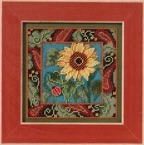 Mill Hill Sunflower Cross Stitch Kit Buttons & Beads MH143201