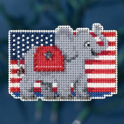 Mill Hill Patriotic Red Cross Stitch Kit MH181624