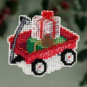 Mill Hill Winter Holiday Collection - Red Wagon MH18-3306