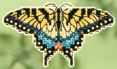 Mill Hill Yellow Swallowtail Cross Stitch Kit MH185104