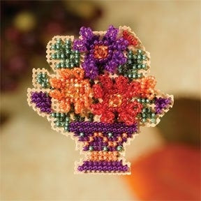 Mill Hill Mum Bouquet Cross Stitch Kit MH187202