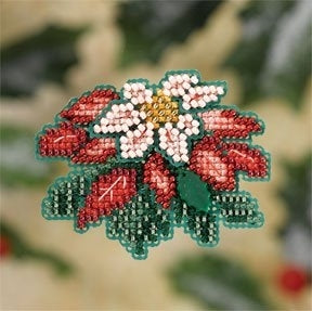 Mill Hill Winter Holiday Collection -Pink Poinsettia MH18-7304