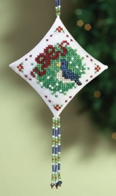 Mill Hill Tiny Treasured Diamonds- Blue Bird Cross Stitch Kit MH220306