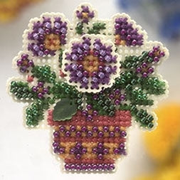 Mill Hill Primrose Pot Cross Stitch Kit MHSB85