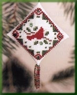 Mill Hill Tiny Treasured Diamonds- Holiday Cardinal Cross Stitch Kit MHTD20