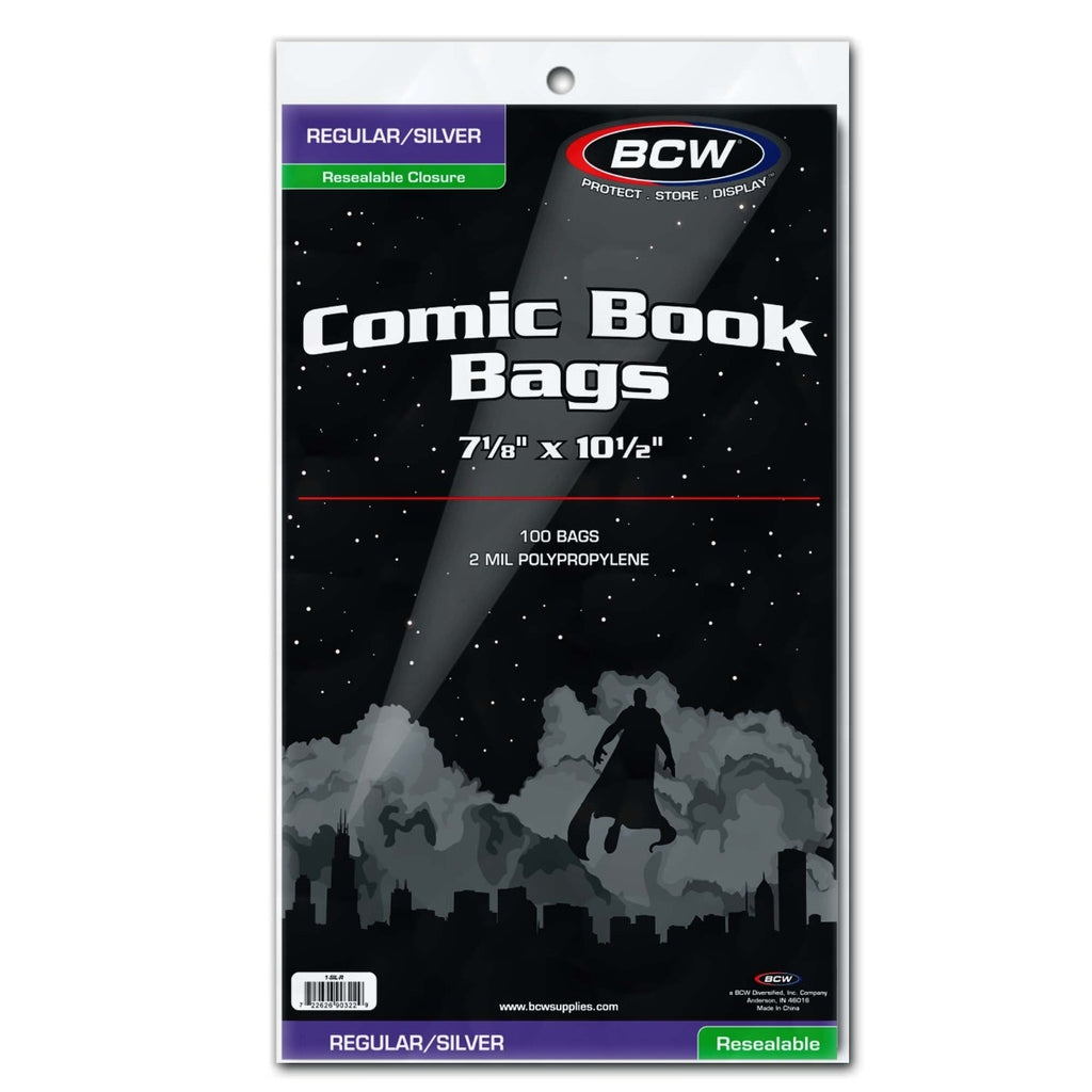 Resealable Silver Age Comic Bags - Comic Books - Hobby Master - hobbymasterstore