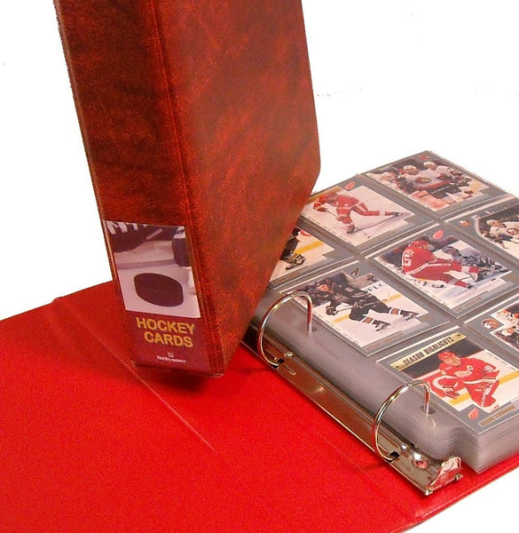 hockey binder for cards 1963-64-Topps-Style-Hockey-Card-Album-Binder Baseballcard Binders