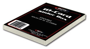 BCW 2-piece Slider Box - 10 count - Trading Card Sleeves & Screwdowns - Hobby Master - hobbymasterstore