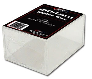 Bcw 2 piece slider box , 100 count