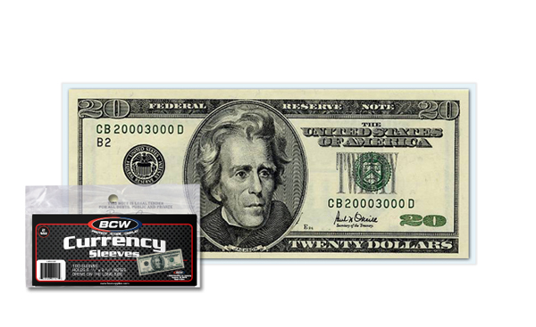 Currency Sleeves - Regular Size - Coins & Currency Sleeves & Toploaders - Hobby Master - hobbymasterstore