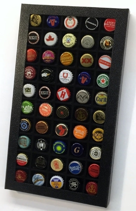 Pride bottle cap collector's display case