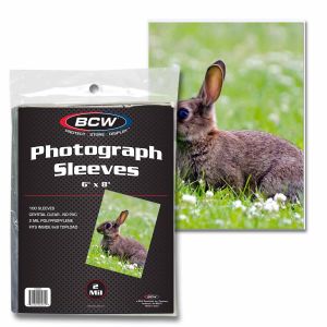 Photograph Soft Sleeves 6" x 8" - Photo sleeves & toploaders - BCW - hobbymasterstore