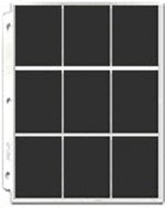 9-Pocket Pages with Backing Cards - Patch Pages - Hobby Master - hobbymasterstore