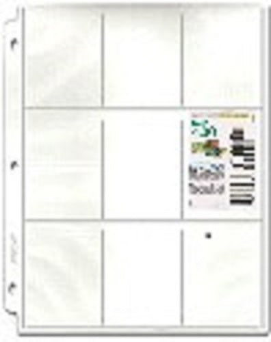 9-Pocket Coupon Pages - Coupon Pages - Hobby Master - hobbymasterstore