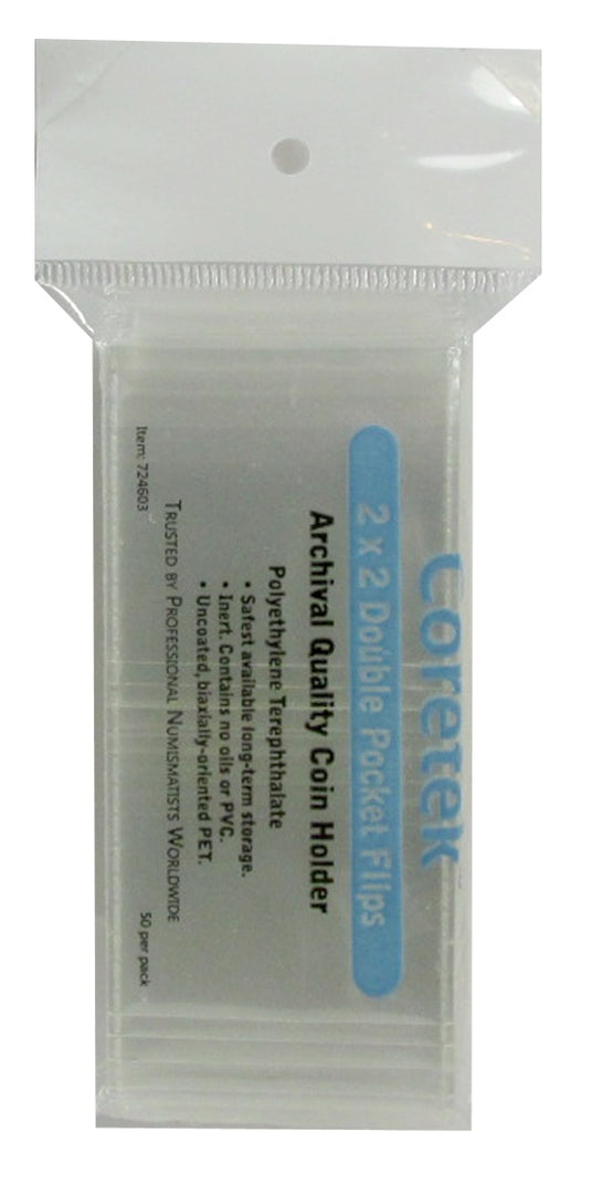 Coretek Museum Quality Coin Flips 2 x 2 - Coin Holders - Hobby Master - hobbymasterstore