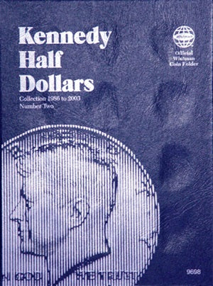 Whitman Coin Folder - Kennedy Half Dollars #2 1986-2003 - Coin Folders - Hobby Master - hobbymasterstore