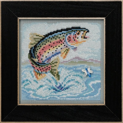 Mill Hill Rainbow Trout Cross Stitch Kit 2021 Buttons & Beads MH142114