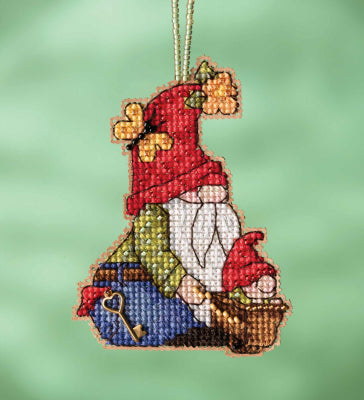 Mill Hill Wheelbarrow Gnome Cross Stitch Kit MH162212