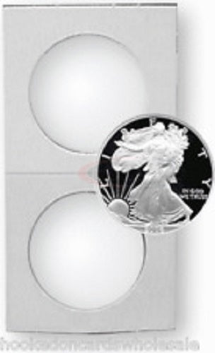 Crown Silver Eagle 2.5 x 2.5 Coin Flips - Coin & Currency Holders - Hobby Master - hobbymasterstore