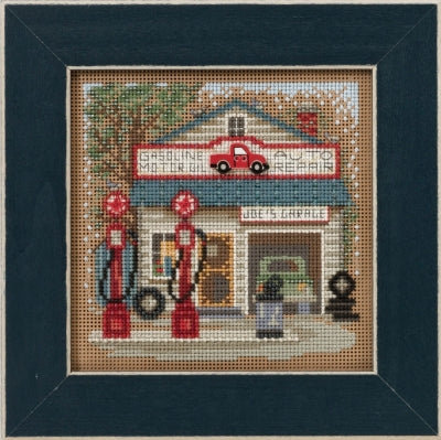 Mill Hill Joe's Garage Cross Stitch Kit 2016 Buttons & Beads MH141614