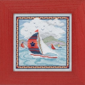 Mill Hill Summer Breeze Cross Stitch Kit 2014 Buttons & Beads MH144106