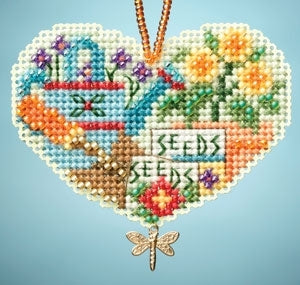 Mill Hill Love Gardening Charmed Ornament Cross Stitch Kit MH163103