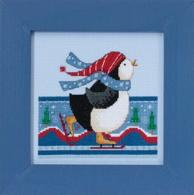 Mill Hill Debbie Mumm Polar Opposites Cross Stitch Kit -Polar Skate DM301714