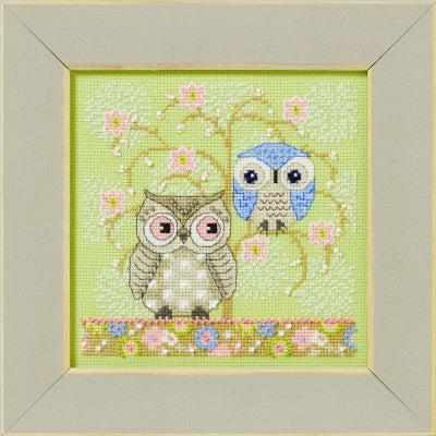 Mill Hill Debbie Mum Artful Owls Cross Stitch Kit -Spring Owl DM302411