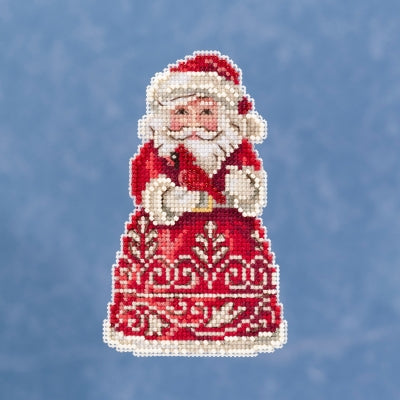 Mill Hill 2019 Jim Shore Santa with Cardinal Cross Stitch Kit JS201913