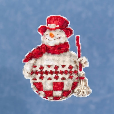 Mill Hill 2019 Jim Shore Nordic Snowman Cross Stitch Kit JS201916