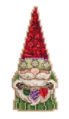 Mill Hill 2022 Jim Shore Gnome with Ornaments Cross Stitch Kit  JS202215