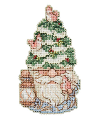 Mill Hill 2023 Jim Shore Evergreen Gnome Cross Stitch Kit   JS202312