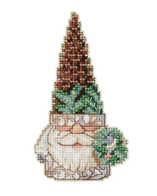 Mill Hill 2023 Jim Shore Pinecone Gnome Cross Stitch Kit   JS202315