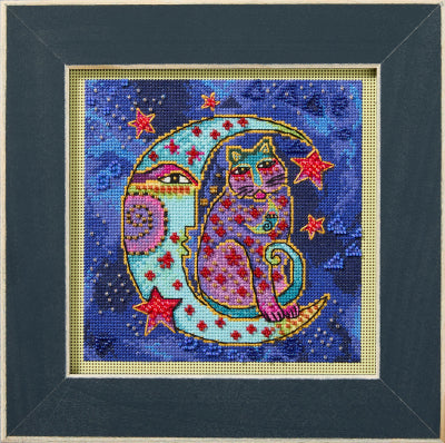 Mill Hill Laurel Burch Moonside Cat Cross Stitch Kit LB14-2511