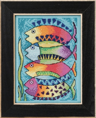 Mill Hill Laurel Burch Peces Cross Stitch Kit LB30-2112