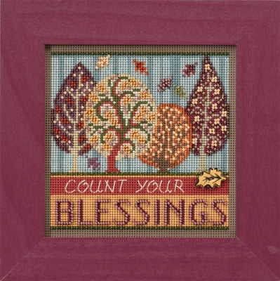 Mill Hill Blessings Cross Stitch Kit 2017 Buttons & Beads MH141725