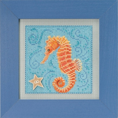 Mill Hill Seahorse Cross Stitch Kit 2018 Buttons & Beads MH141813